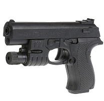 Игрушка Пистолет с лазернім прицелом под пульки  729D