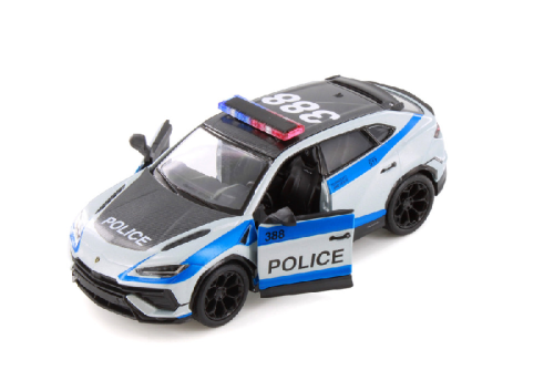 Машинка Kinsmart Lamborghini Urus Performante Police металл инерционная KT5447WPR фото 3 Машинка Kinsmart Lamborghini Urus Performante Police металл инерционная KT5447WPR фото 3