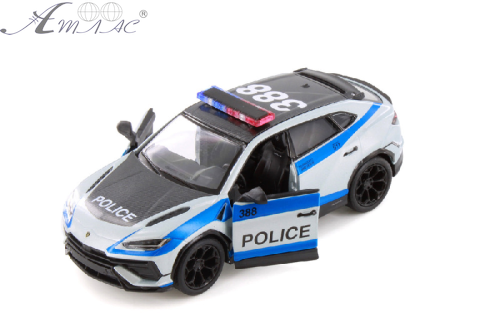 Машинка Kinsmart Lamborghini Urus Performante Police метал інерційна KT5447WPR фото 3 Машинка Kinsmart Lamborghini Urus Performante Police метал інерційна KT5447WPR фото 3