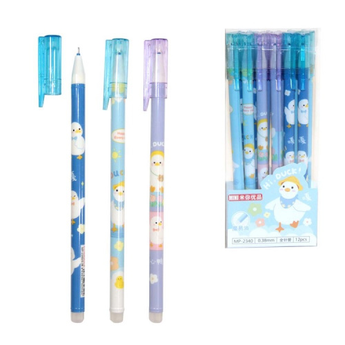 Ручка  Пиши-Стирай Duck 0,38 мм Синяя   MP-2340