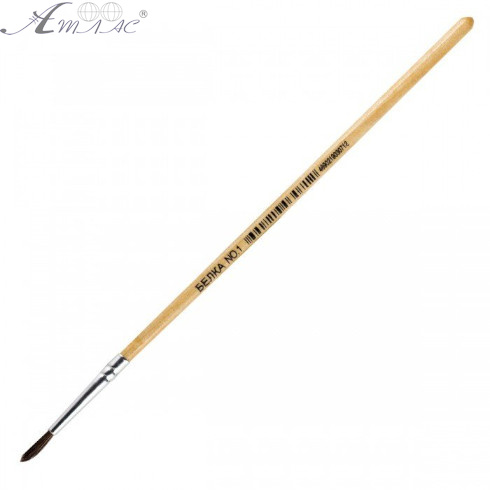 Кисть Белка № 1 круглая 845500 Кисть Белка № 1 круглая 845500