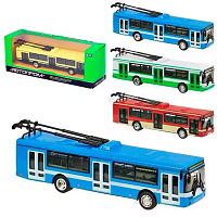 Модель Автопром Тролейбус металевий інерційний  6407