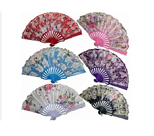 Игрушка Веер ручной складной из ткани цвет микс  23 см  02064