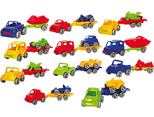 Іграшка Машинка з причепом Wader мікс  52600