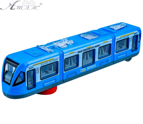 Модель Міський поїзд пластмасовий 31см Блакитний 0085А фото 2 Модель Міський поїзд пластмасовий 31см Блакитний 0085А фото 2