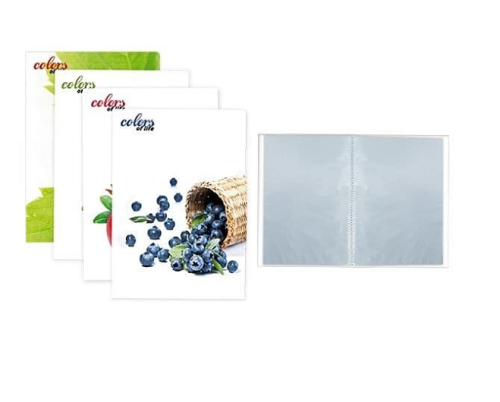 Папка с файлами на 20 файлов Skiper Colors of life А4 Черника  SK-20CL