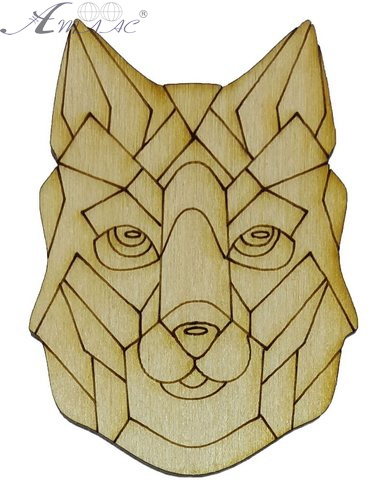 Фігурка фанерна - Песик № 19 трансформер 70 х 50 мм з магнітом AS-4795, В-0321 Фігурка фанерна - Песик № 19 трансформер 70 х 50 мм з магнітом AS-4795, В-0321