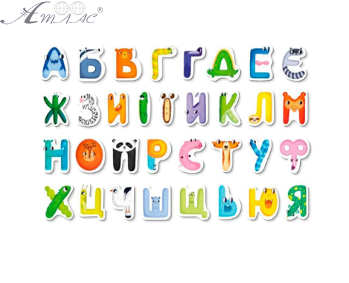 Магніти Літери Український алфавіт у коробці 13,5 х 11 х 5см 200211 фото 2