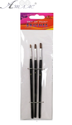 Набір пензлів Поні  3 шт Фреш № 2,4,6  02263