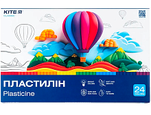 Пластилін Kite Classic 24 кольори 480 грам  К-089 1/10