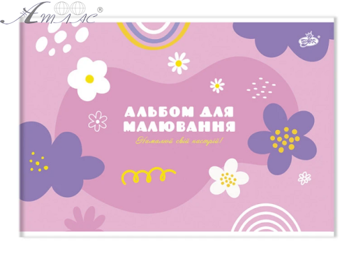 Альбом для малювання скоба Бриск А4 8 аркушів  16837 фото 3