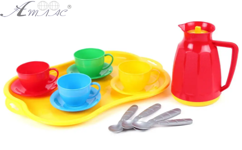 Игрушка Набор Посудки Маринка 9 14 предметов ТехнОК 1295