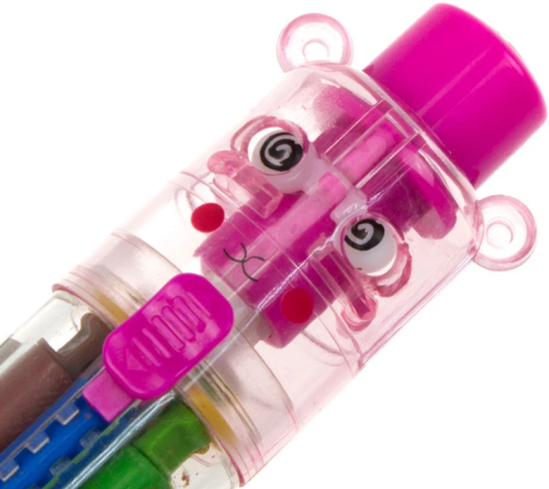 Мелки восковые Пегашка  6 в 1 цветов в механическом карандаше  04082 фото 2