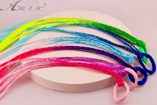 Косички плетеные яркие 40 см на резинке 16514 Косички плетеные яркие 40 см на резинке 16514