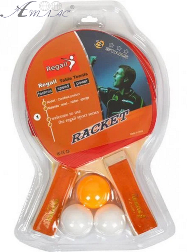 Игрушка Набор для настольного тенниса в блистере, ракетки, мяч MS0216, 0311, Y5B-06, 4011