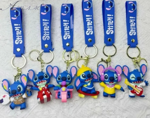 Брелок Стич Микс 6,5 см резина  14970 фото 2