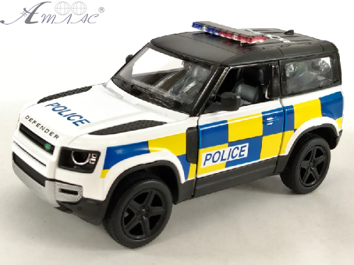 Машинка Kinsmart Land Rover Defender 90 Police KT5428WP Машинка Kinsmart Land Rover Defender 90 Police KT5428WP
