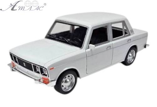 Машинка Best Model ВАЗ 2106 Жигулі Біла світло звук пластик 18см  D700-11D