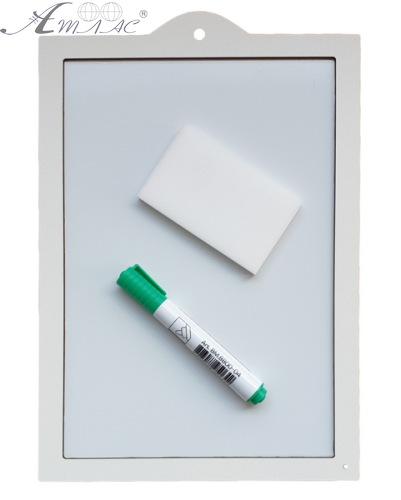 Доска Магнитная сухостираемая с рамкой из МДФ 31х22см вертикальная AS-7021 Доска Магнитная сухостираемая с рамкой из МДФ 31х22см вертикальная AS-7021