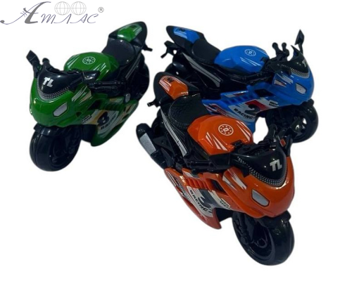 Іграшка Мотоцикл Спорт інерційний 14 см 888-9 Іграшка Мотоцикл Спорт інерційний 14 см 888-9