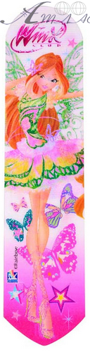 Закладка пластикова 2D Winx 1В 19 * 4,5 см 705371 Закладка пластикова 2D Winx 1В 19 * 4,5 см 705371