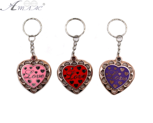 Брелок Сердце Love цвет микс 4 см  07243 