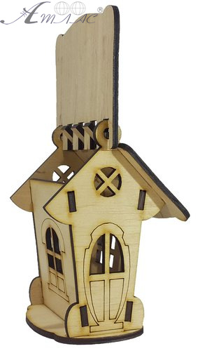 Домик № 18 Шкатулка с открывающейся крышей 8 х 8 х 12 см AS-4267, F-0147 фото 2 Домик № 18 Шкатулка с открывающейся крышей 8 х 8 х 12 см AS-4267, F-0147 фото 2