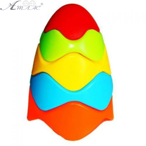 Іграшка Пластикова Піраміда Хвиля № 2 11,5 х 17 см Bamsic 1805 Іграшка Пластикова Піраміда Хвиля № 2 11,5 х 17 см Bamsic 1805