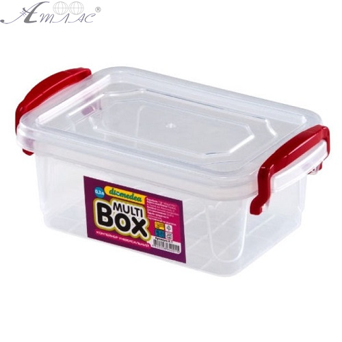 Контейнер харчовий з ручками 0,3 л 11,5*8,5*5 см пластик А-1 Контейнер харчовий з ручками 0,3 л 11,5*8,5*5 см пластик А-1