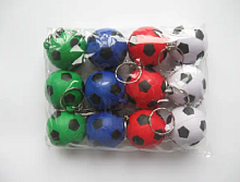 Брелок Мяч футбольный мягкий плавающий 4 см  11608      