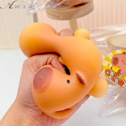 Игрушка Капибара Антистресс Сквиш 8 см 1032-2 фото 2 Игрушка Капибара Антистресс Сквиш 8 см 1032-2 фото 2