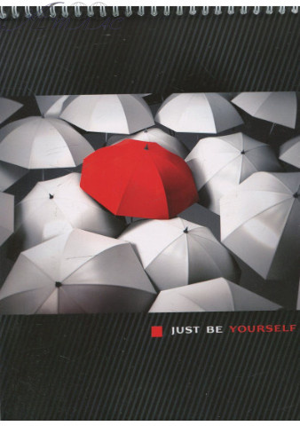 Блокнот-бізнес-спіраль М А4 тверда підкладка 100 л мікс 102023/1