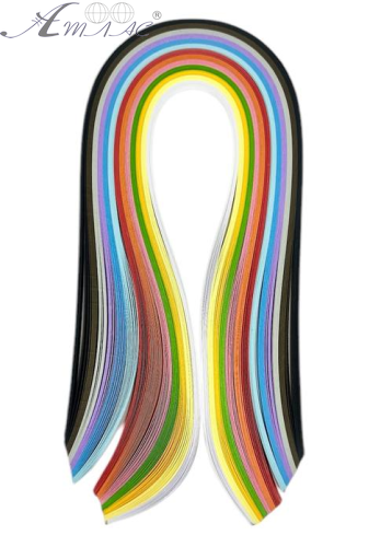 Бумага для Квиллинга микс № 2 3мм 130полос 42см 10274 Бумага для Квиллинга микс № 2 3мм 130полос 42см 10274