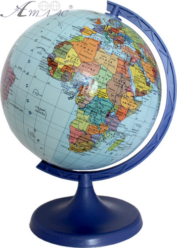 Глобус політичний 16 см пластик  00167