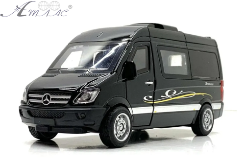 Машинка АвтоЕксперт Mercedes-Benz Sprinter Чорний двері світло звук 14 см Т1788 Машинка АвтоЕксперт Mercedes-Benz Sprinter Чорний двері світло звук 14 см Т1788