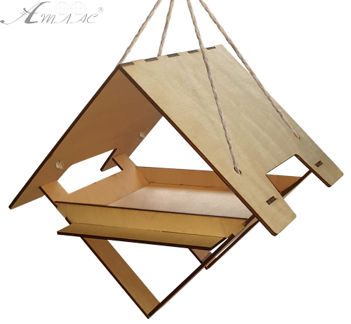 Годівничка № 7 Ромб великий 29.5 х 24 х 27.5 см AS-4299 фото 2 Годівничка № 7 Ромб великий 29.5 х 24 х 27.5 см AS-4299 фото 2