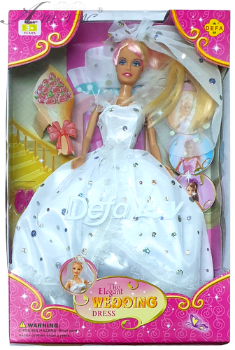 Кукла Defa Невеста в фате 29 см 6003 Кукла Defa Невеста в фате 29 см 6003