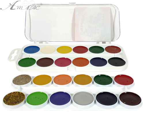 Акварель набор Гамма - Казковий Свiт 24 цвета фото 2