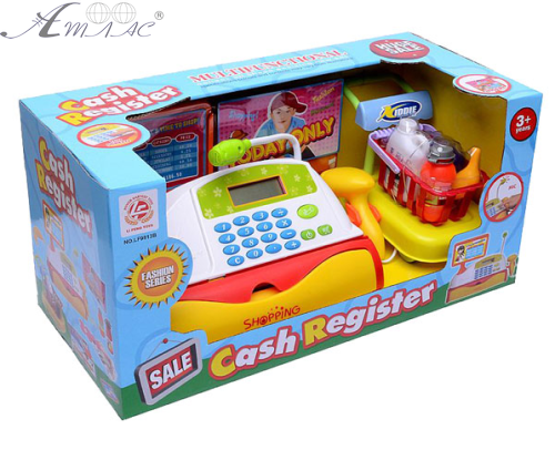 Игрушка  Кассовый Аппарат + деньги  LF9813B