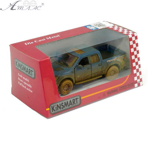 Машинка Kinsmart Ford F-150 SVT Raptor SuperCrew KT5365WY, KT5365WF фото 2