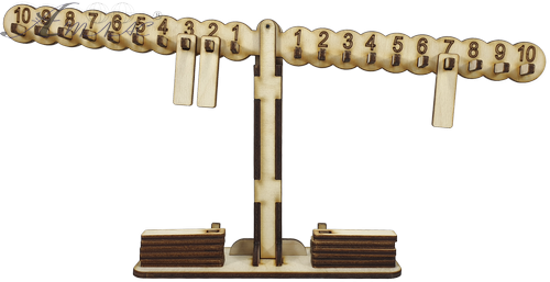 Весы Математические из фанеры 33,5 х 5 х 15,5 см AS-7127, О-00025 фото 3 Весы Математические из фанеры 33,5 х 5 х 15,5 см AS-7127, О-00025 фото 3