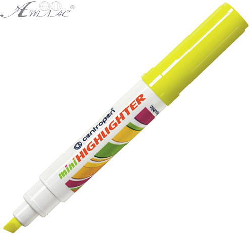 Маркер текстовий Centropen MINI Highlighter Жовтий 8052/05