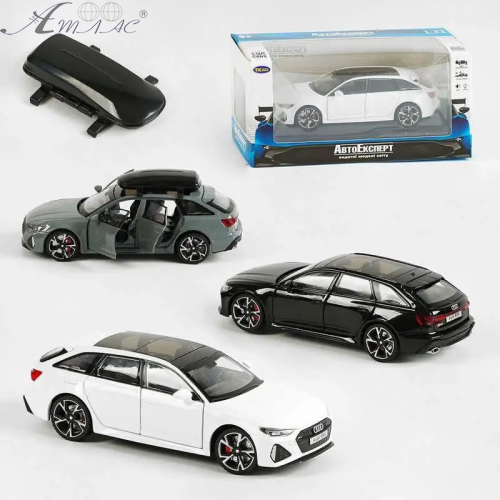 Машинка Автоексперт Audi RS6 15см двері світло звук 10206 Машинка Автоексперт Audi RS6 15см двері світло звук 10206