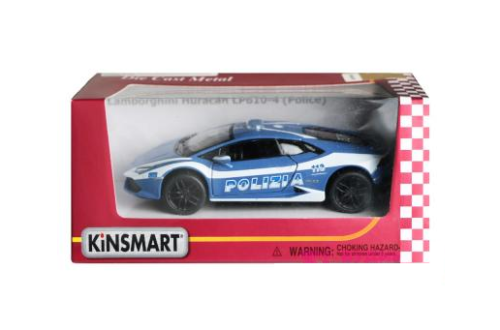 Машинка Kinsmart Lamborghini Huracan LP610-4 Police KT5382WР Машинка Kinsmart Lamborghini Huracan LP610-4 Police KT5382WР