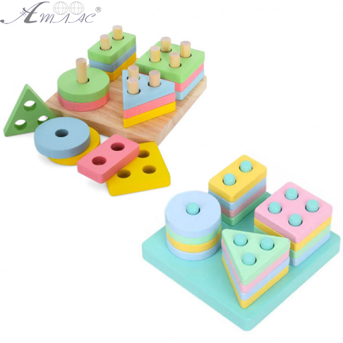 Іграшка Дерев'яна Сортер фігури Геометріка MD2907 фото 2 Іграшка Дерев'яна Сортер фігури Геометріка MD2907 фото 2