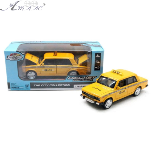 Модель DieCast Replica ВАЗ 2106 Таксі світло, звук, метал, інерційна 14см 611С, 05316 Модель DieCast Replica ВАЗ 2106 Таксі світло, звук, метал, інерційна 14см 611С, 05316