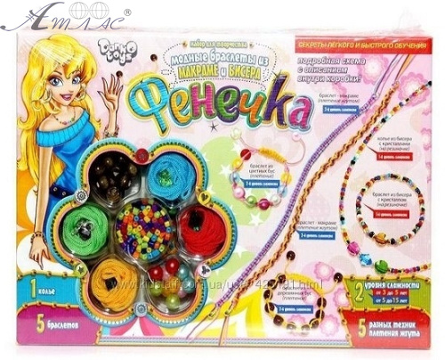 Набор для творчества "Фенечка" Danko Toys Ф6-М-1 Набор для творчества "Фенечка" Danko Toys Ф6-М-1