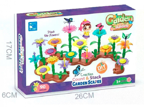 Игрушка Конструктор Garden building Цветы 144 деталей CJ-2023 фото 2 Игрушка Конструктор Garden building Цветы 144 деталей CJ-2023 фото 2