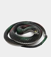 Игрушка силиконовая антистресс Змея темная  07731