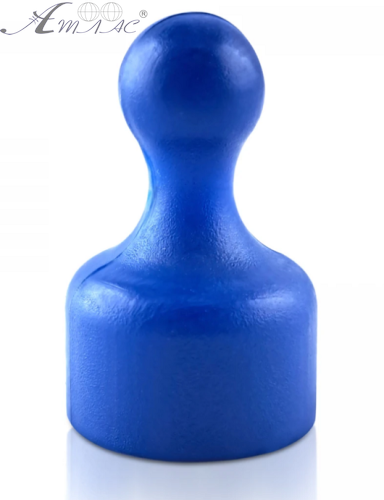 Магнит неодимовый Пешка для доски 12х20мм 1шт Синий  02417